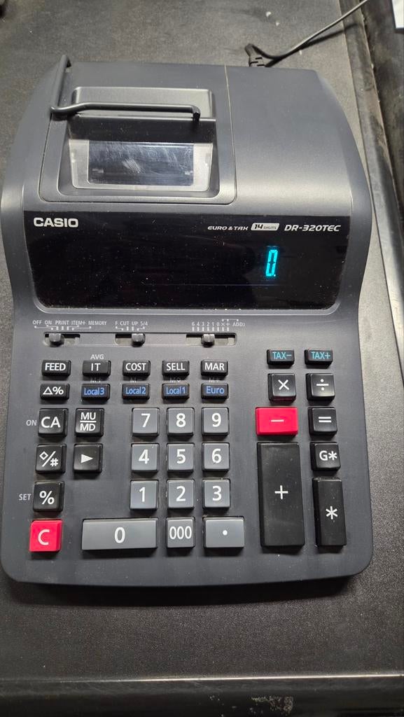 Casio DR-320TEC rekenmachine met printer, Verzamelen, Ophalen of Verzenden
