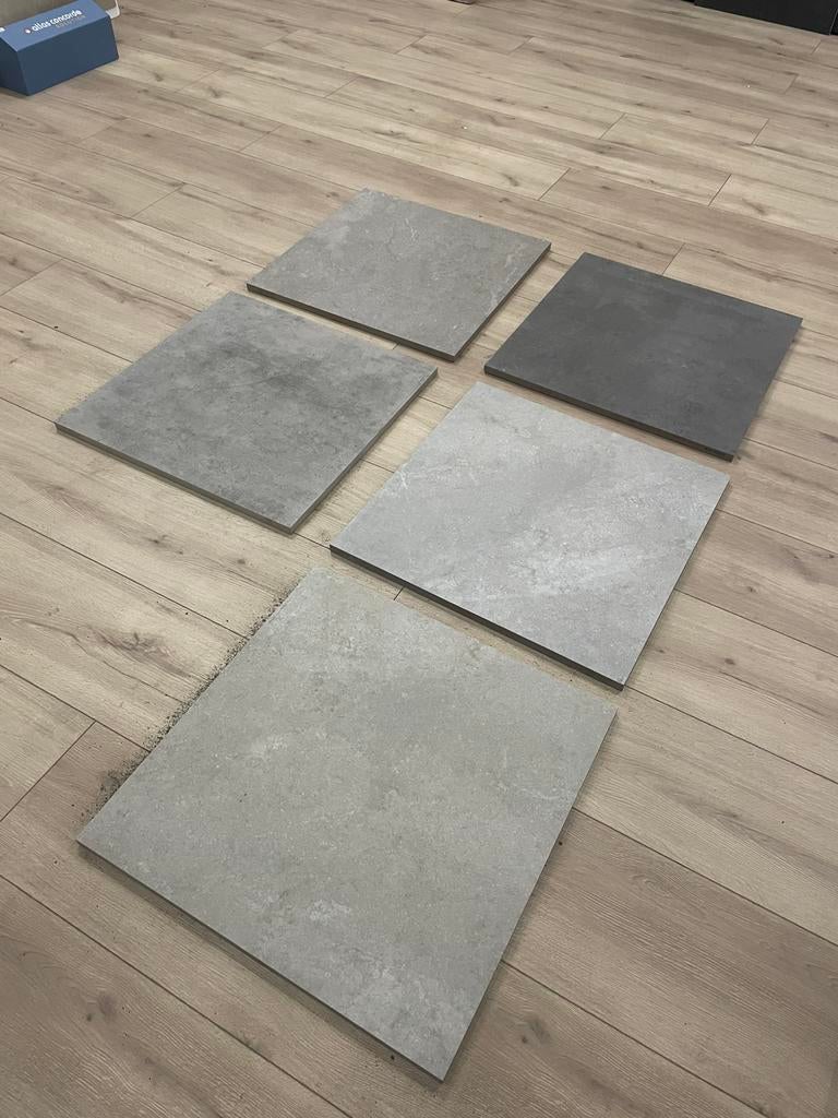 Keramische Tuintegels 60x60 - 2cm Actie!! GRATIS VERZENDING, Nieuw, Ophalen of Verzenden, 10 m² of meer, Wandtegels