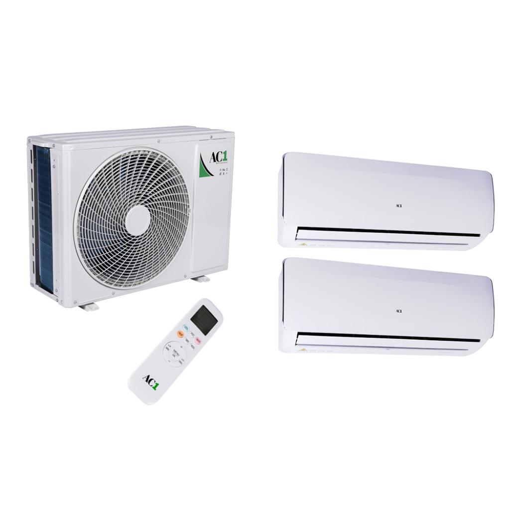 AIRCO  AC1 Duo-Split "Freedom+" 5.0kW Buitenunit + 2x 2.5kw, Witgoed en Apparatuur, Airco's, Koelen en Ontvochtigen, Timer, Nieuw