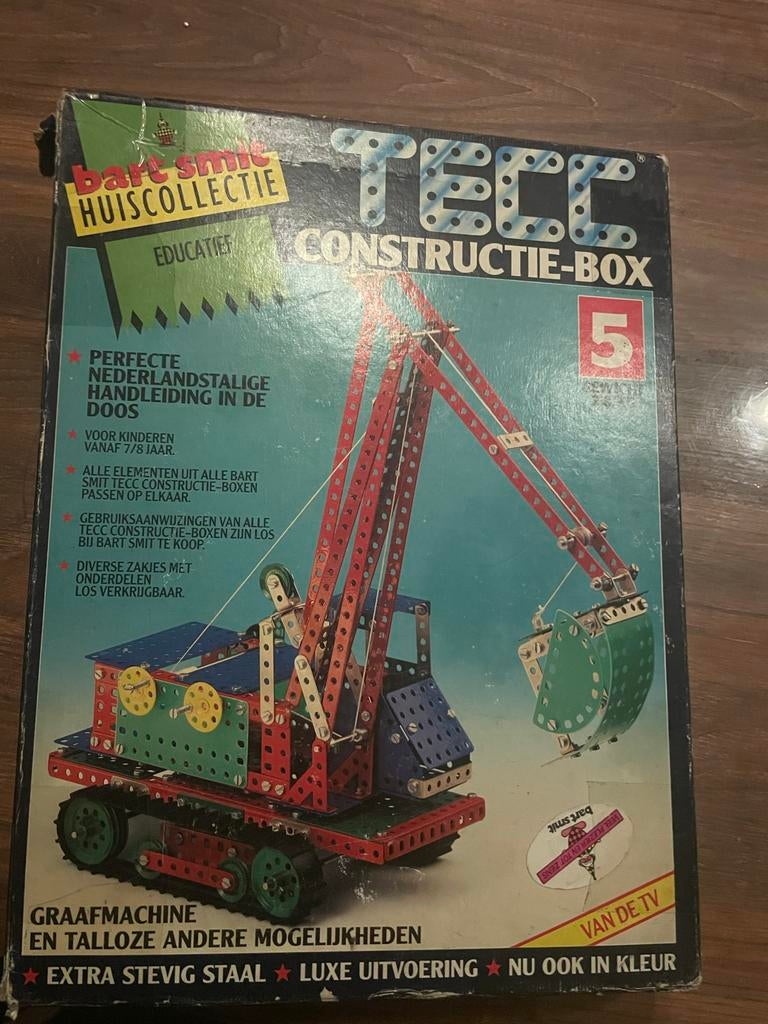 TEC Constructie Box Compleet - Vintage Speelgoed, Ophalen of Verzenden, Gebruikt, Overige merken
