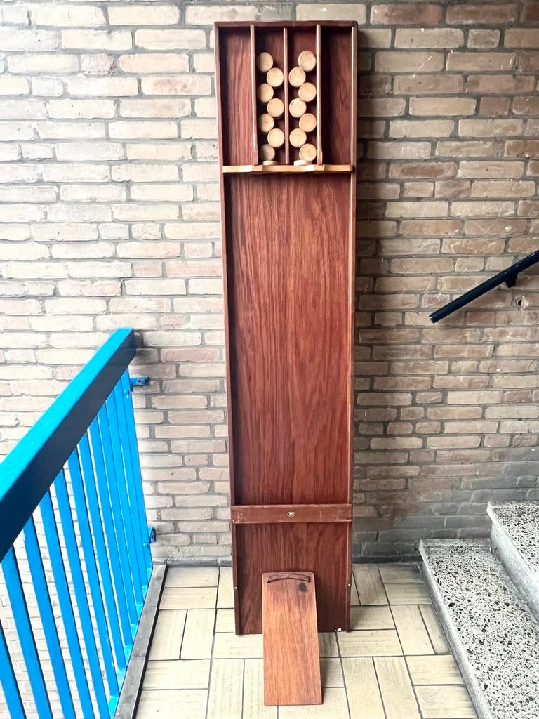 Vintage Homas S-40 Sjoelbak Klassiek!  Afmeting 200x40 cm, Hobby en Vrije tijd, Gezelschapsspellen | Overige, Een of twee spelers