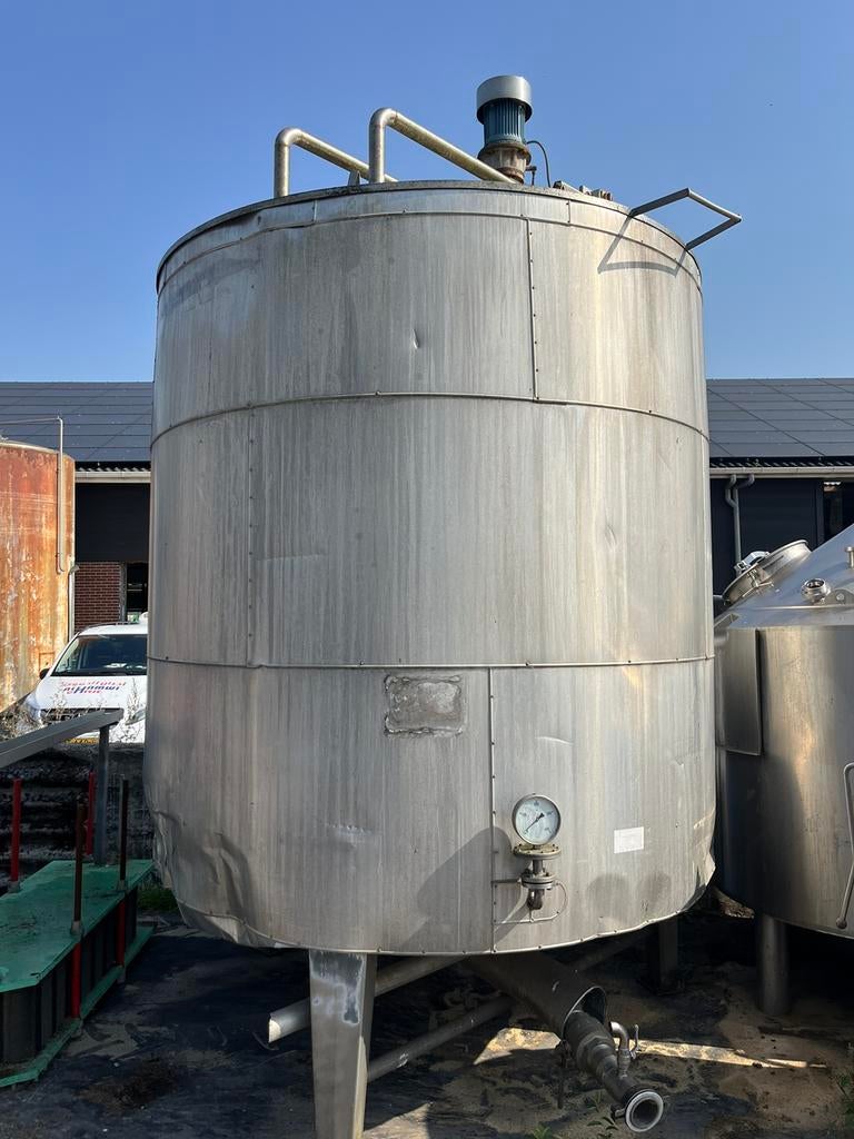 Diverse RVS tank met roerwerk, Ophalen, Gebruikt, Rvs