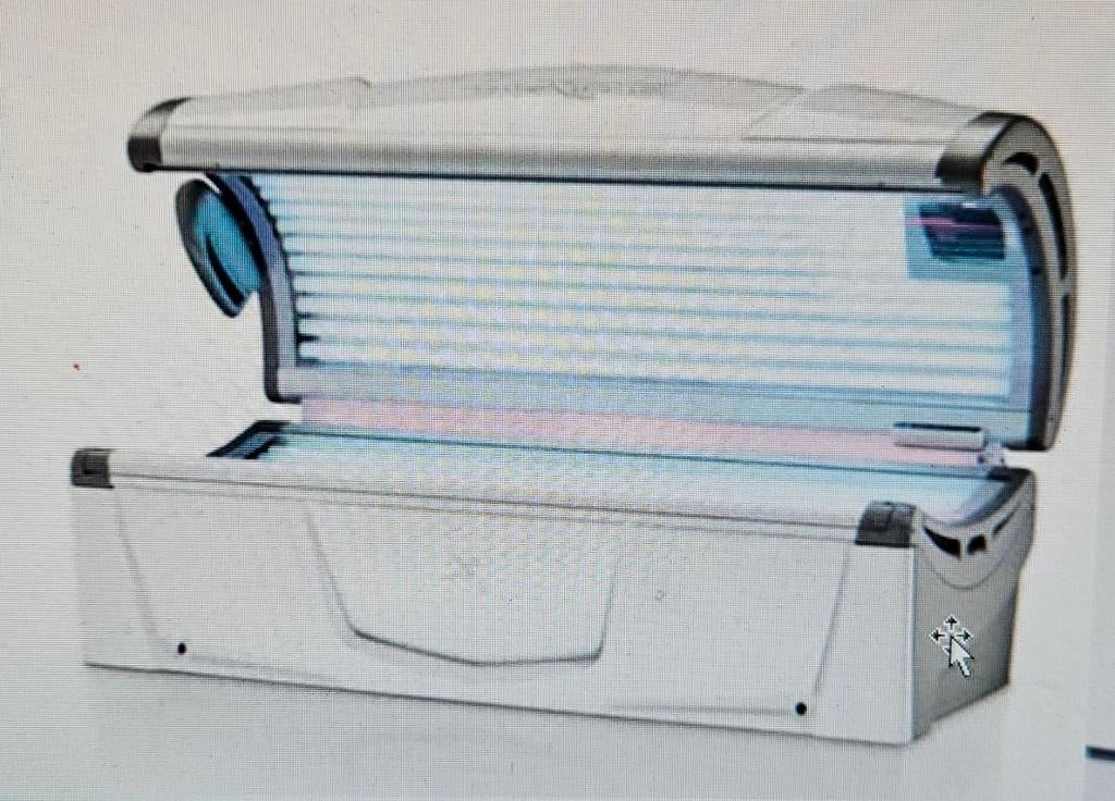 Hapro Luxura X3 30 / 1 SLI intensive zonnebank occasion, Ophalen of Verzenden, Zo goed als nieuw, Zonnebank dubbelzijdig, 15 lampen of meer