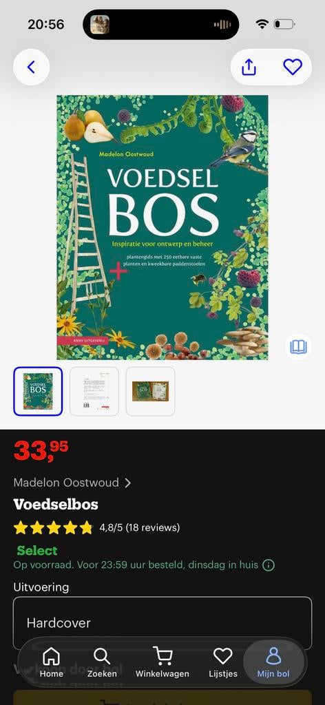 Voedselbos - Madelon Oostwoud, Ophalen of Verzenden, Zo goed als nieuw, Bloemen, Planten en Bomen