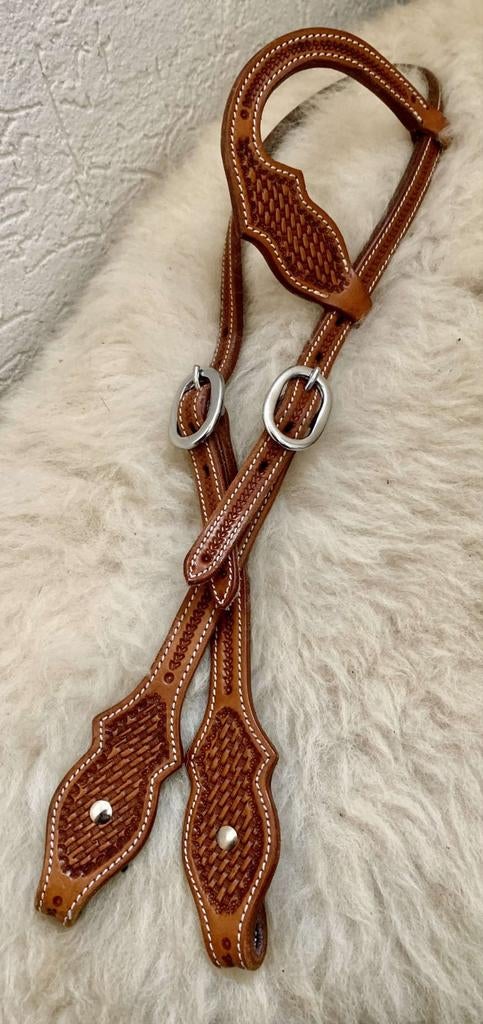 One-ear westernhoofdstel *nieuw*, Dieren en Toebehoren, Paarden en Pony's | Hoofdstellen en Tuigage, Nieuw, Western, Ophalen of Verzenden