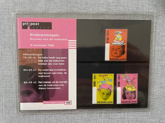 Postzegelmapje PZM160 Kinderzegels 1996 Postfris, Ophalen of Verzenden, Na 1940, Postfris