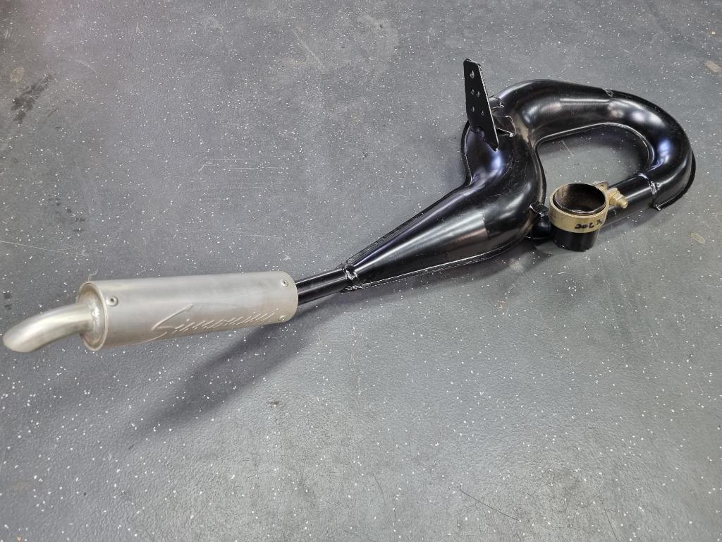 uitlaat vespa px 200  simonini nieuw, Piaggio, Italy, Nieuw, Uitlaat