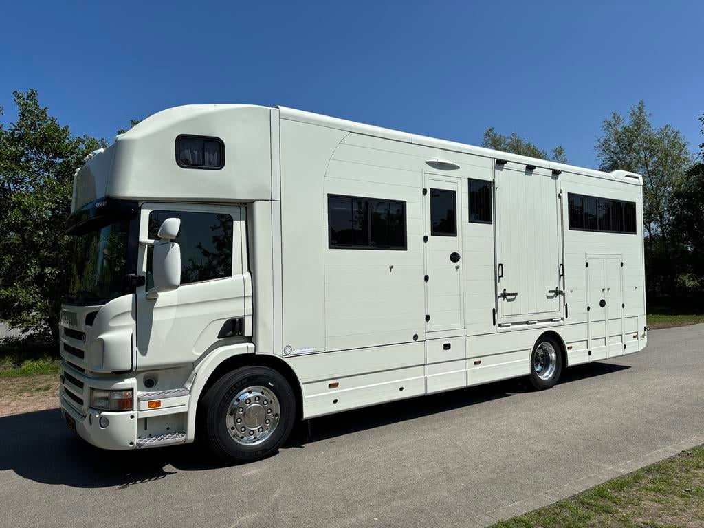 Paardenvrachtwagen Scania P310 JK Horsetrucks Paardenwagen, Dieren en Toebehoren, Ophalen, Gebruikt, Overige typen