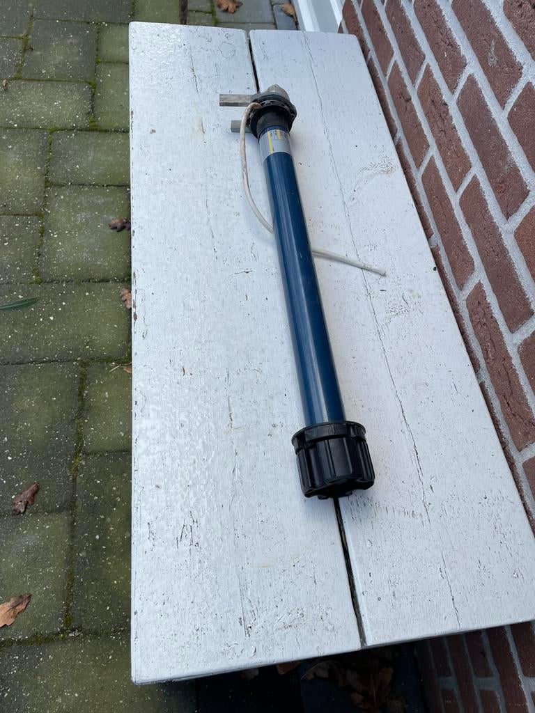 Te koop motor  somfy gemini 25/17 LT50, Tuin en Terras, Zonneschermen, Zo goed als nieuw, Knikarmscherm, 150 tot 300 cm, 450 cm of meer