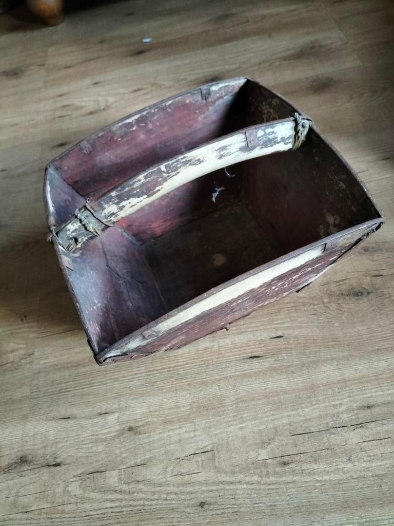 Oude rijstbak, Ophalen, Gebruikt, Mand