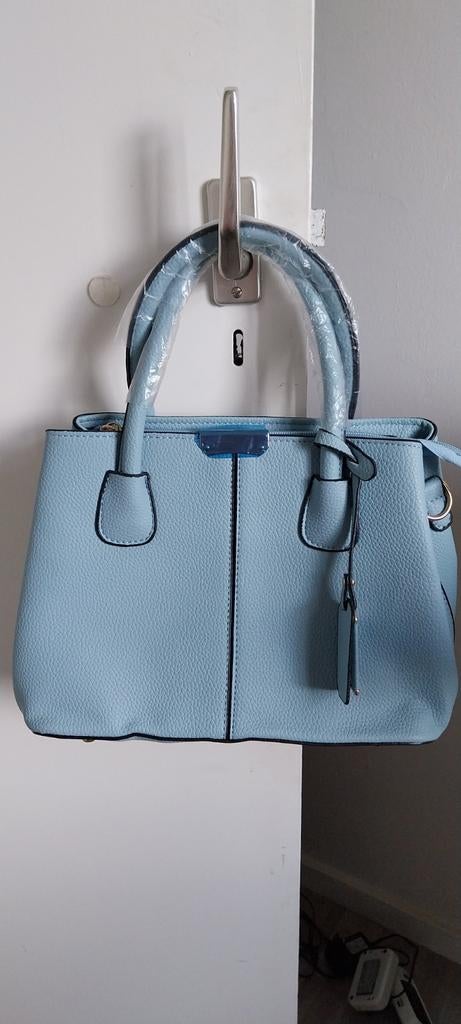 Blauwe nieuwe handdtas, Sieraden, Tassen en Uiterlijk, Tassen | Damestassen, Ophalen of Verzenden, Nieuw, Blauw, Handtas