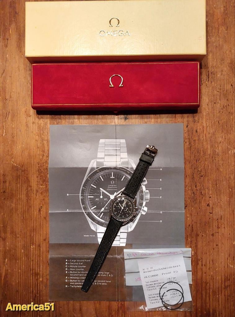 1967 Omega Speedmaster Professional cal. 321 145.012-67, Info@omegawatches.com, Gebruikt, Staal, Polshorloge