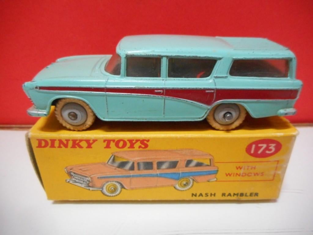 DINKY TOYS 173 NASH RAMBLER, Ophalen of Verzenden, Gebruikt, Auto, Dinky Toys