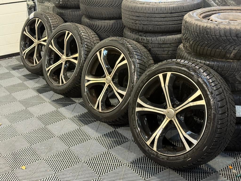 Brock 18 inch velgen | 5x108 | ET45 | Barum | winter set, Ophalen, 18 inch, Banden en Velgen, Winterbanden
