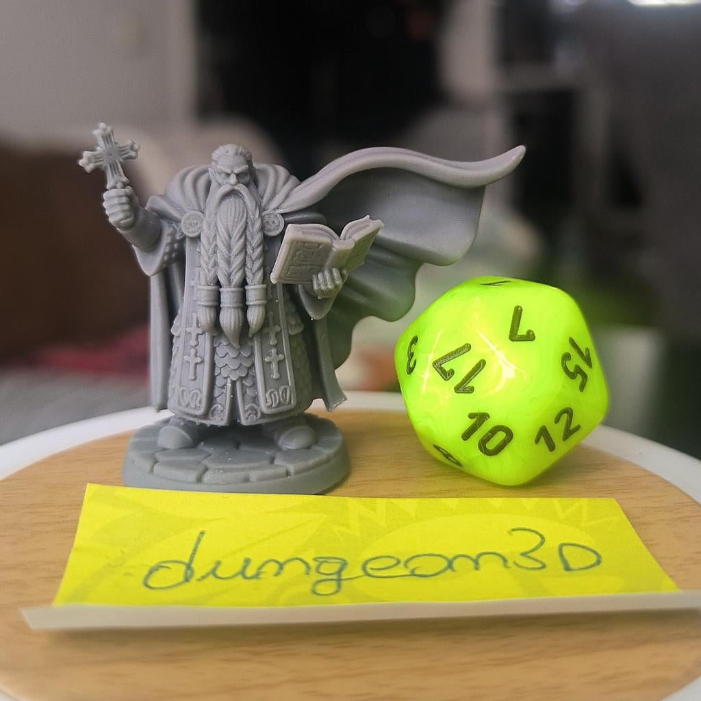 Dungeons & Dragons, D&D, HeroQuest Dwarf Priest, Hobby en Vrije tijd, Ophalen of Verzenden, Overige soorten