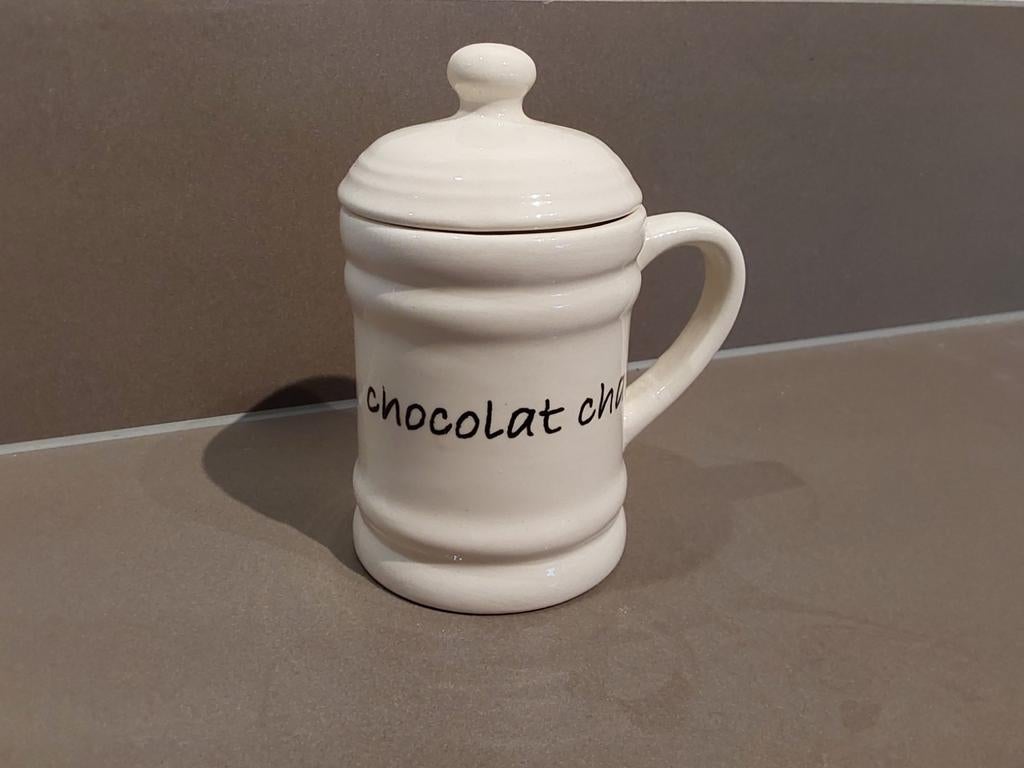 Chocolade mok van Riviera Maison, Huis en Inrichting, Ophalen of Verzenden, Zo goed als nieuw, Overige stijlen, Overige typen