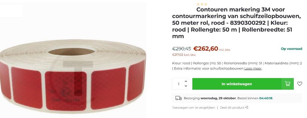 3M Diamond Grade 983-72 Contourmarkering reflectieband nieuw, Carl-Schurz-Straße 1, 41460 Neuss, Duitsland, Verlichting, Nieuw