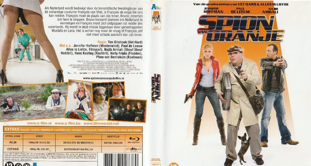 Spion van oranje blu ray, Ophalen of Verzenden, Zo goed als nieuw, Nederlandstalig