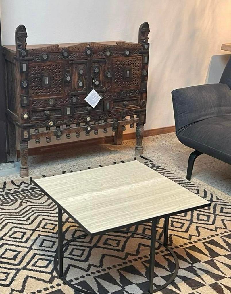 Leolux Prismo salontafel keramiek, Huis en Inrichting, Tafels | Salontafels, Nieuw, 50 tot 100 cm, Rechthoekig, Ophalen