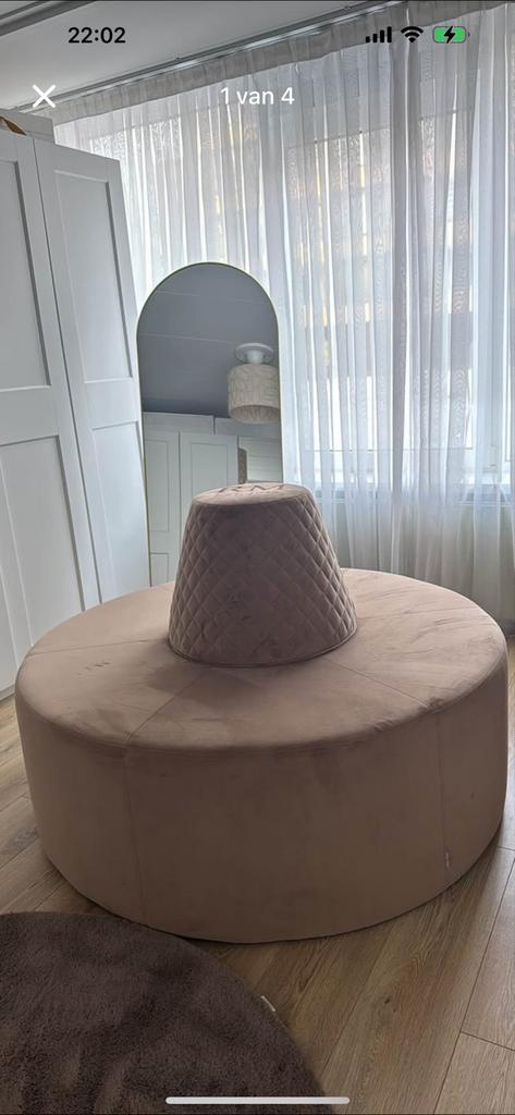 Riviera Maison Bank / Loungebank, Ophalen, Minder dan 75 cm, Zo goed als nieuw, Stof
