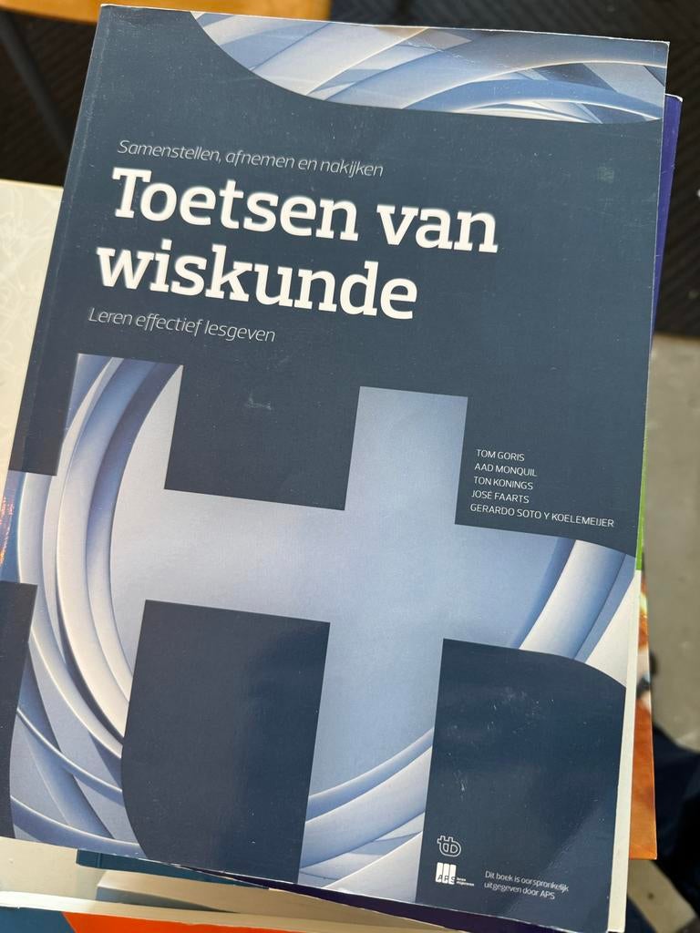 Toetsen van wiskunde - Leren effectief lesgeven, Boeken, Ophalen of Verzenden, Beta, Gelezen, HBO