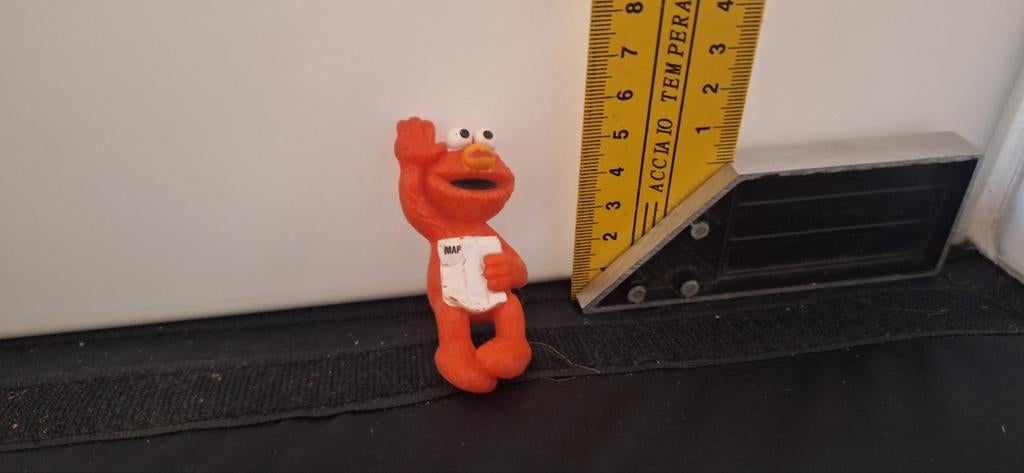 Elmo poppetje zittend Sesamstraat (7126), ., Ophalen of Verzenden, Zo goed als nieuw, Jhp
