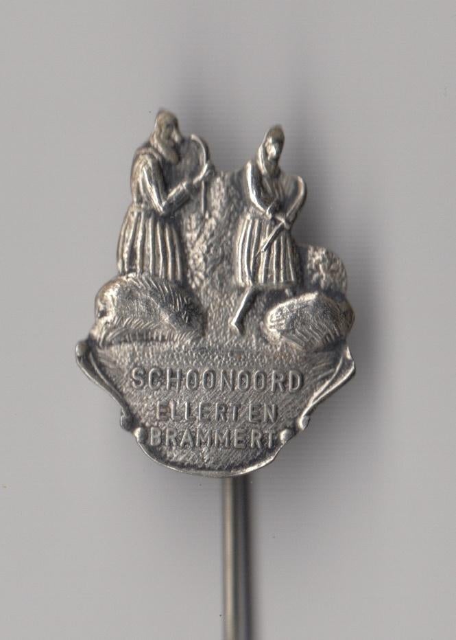 Schoonoord Ellert en Brammert speldje, Verzamelen, Gebruikt, Niet vindbaar, Niet vindbaar, Speldje of Pin