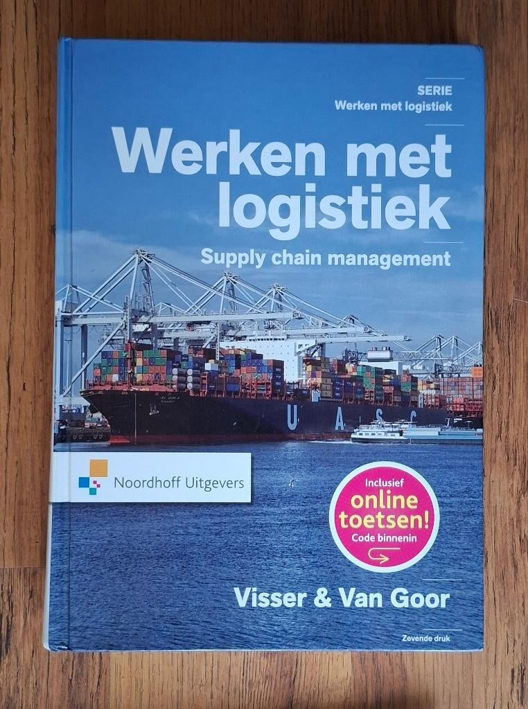 Werken met logistiek , supply chain management, Boeken, Zo goed als nieuw, Noordhoff Uitgevers, Beta, HBO