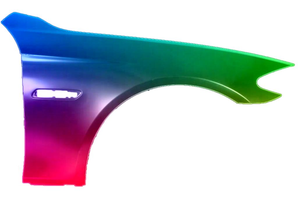 Voor BMW 5-serie F10 2010-2017 Spatbord rechts gespoten in d, Auto-onderdelen, Verzenden, Nieuw, Spatbord, BMW