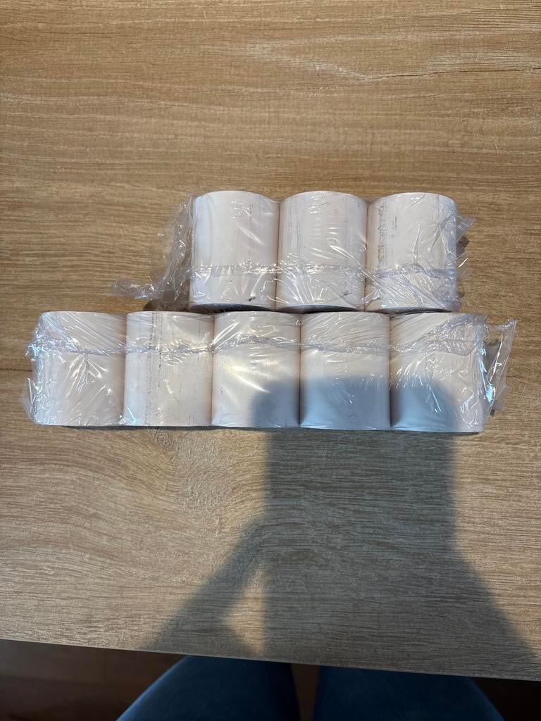 8 Rollen Kassarollen Papier, Ophalen of Verzenden