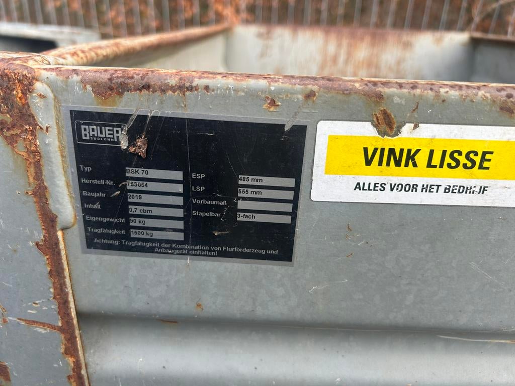 Kantelbak, Ophalen