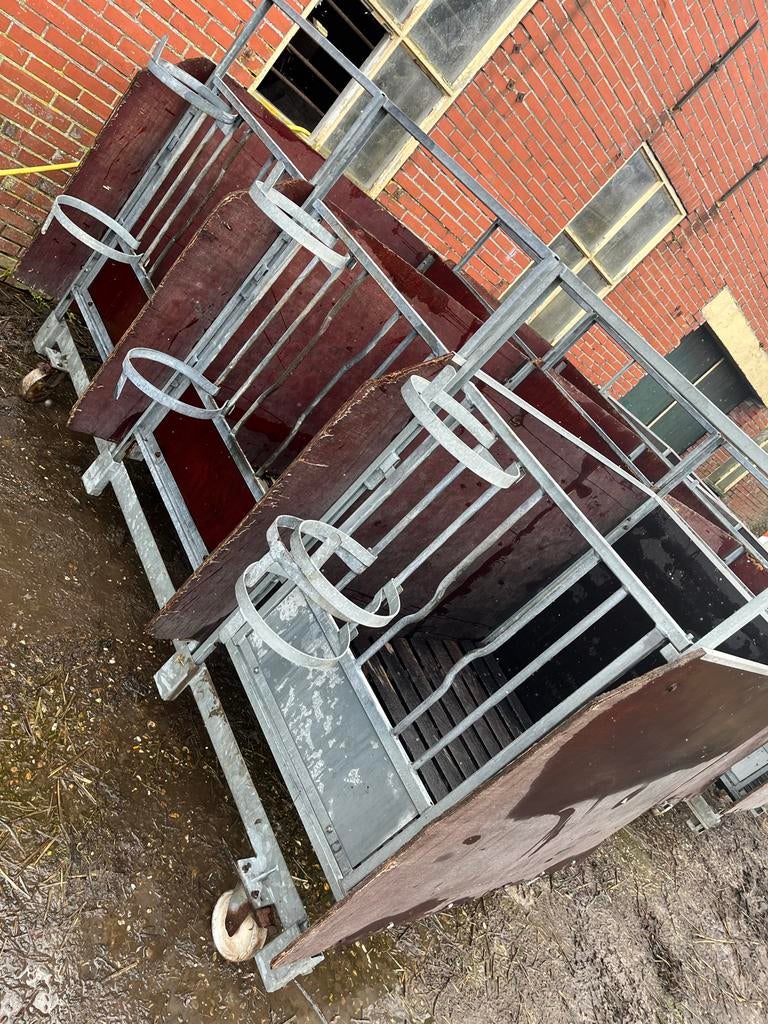 Kalverhokken Eenlingboxen, Dieren en Toebehoren, Stalling en Weidegang