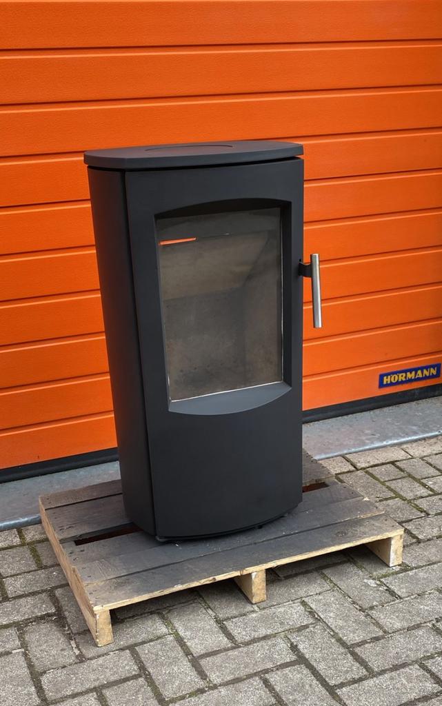 Gebruikte Heta Scanline houtkachel 5 kW, Huis en Inrichting, Kachels, Ophalen, Gebruikt, Houtkachel, Vrijstaand