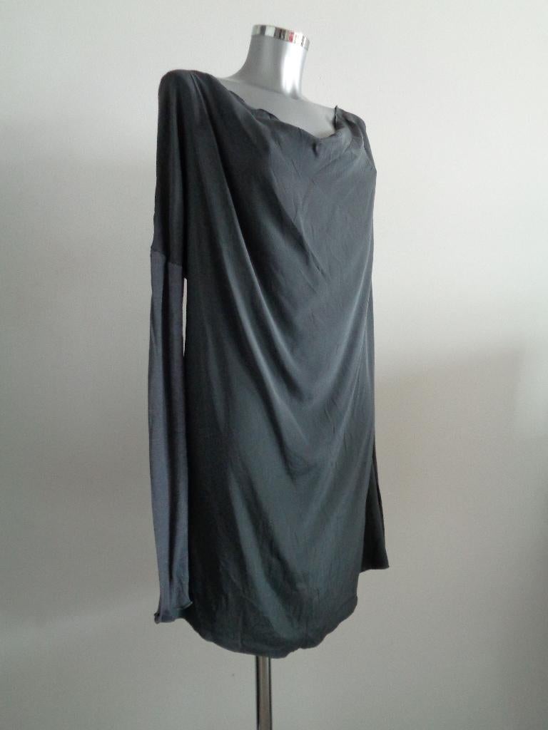 BRAEZ tuniek, zijde, wol, maat XXL, Kleding | Dames, Verzenden, Zo goed als nieuw, Maat 42/44 (L), Grijs