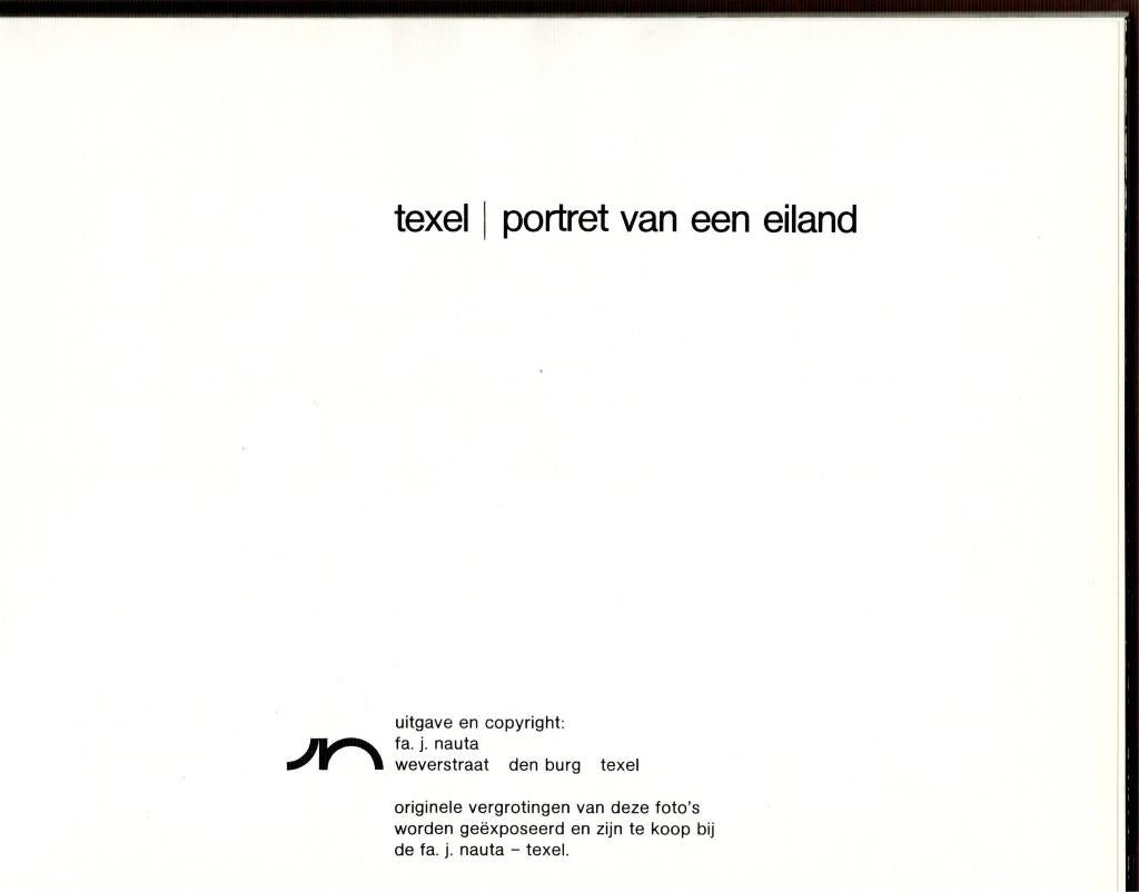 Texel-Portret van een Eiland, Ophalen of Verzenden, Gelezen