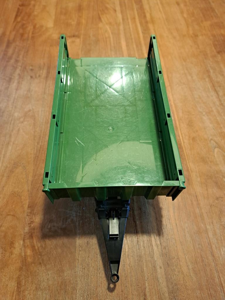 Bruder John Deere aanhanger, kieptrailer, speelgoed, Ophalen of Verzenden, Gebruikt