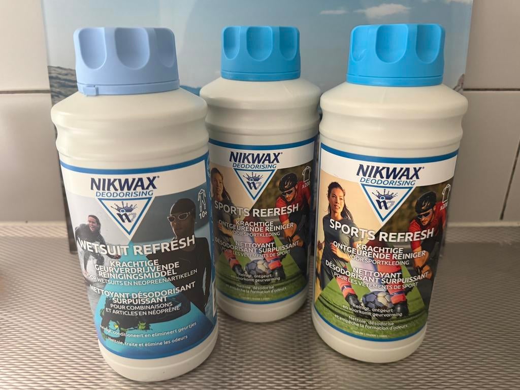 Nikwax sports refresh 2x en 1x wetsuit refresh, Watersport en Boten, Ophalen of Verzenden, Nieuw, Interieur en Kussens