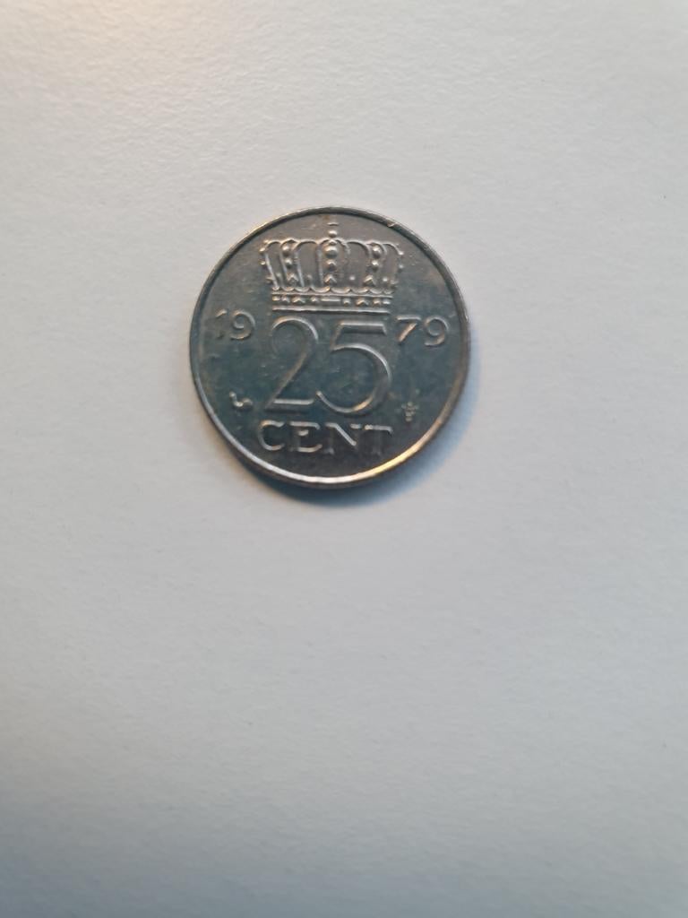 Nederlandse 25 cent 1979 - Koningin Juliana, Ophalen of Verzenden, Koningin Juliana, 25 cent, Losse munt
