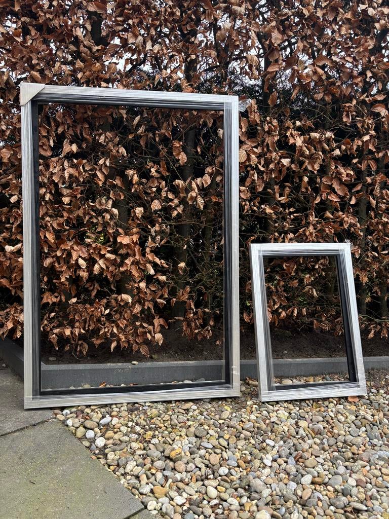 Schilderijlijsten nieuw zilver mat, Ophalen, Nieuw, Metaal of Aluminium, Minder dan 50 cm