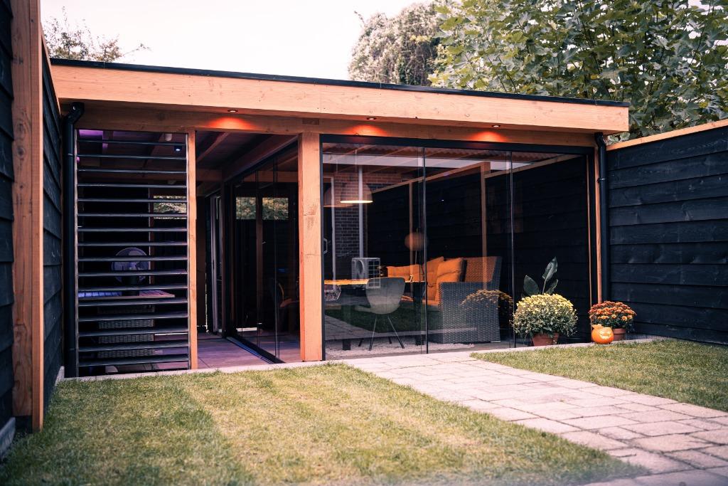 Veranda, overkapping, tuinkamer - Douglas of Aluminium, Tuin en Terras, Overkappingen, Ophalen, Nieuw, Veranda