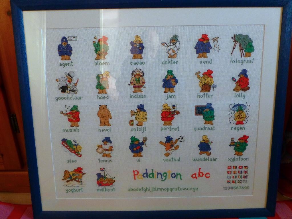 Beertje Paddington schilderij afmeting 88 cm x 77 cm, Ophalen, Zo goed als nieuw, Wanddecoratie