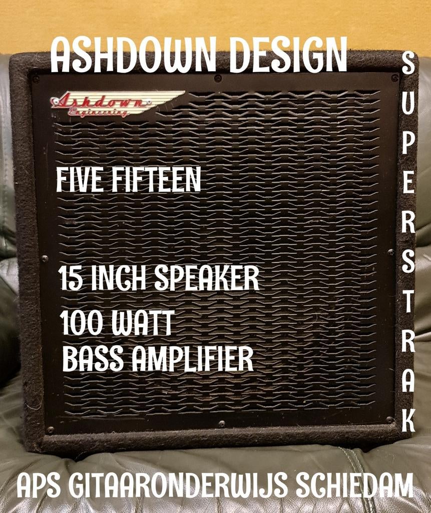 ASHDOWN DESIGN FIVE FIFTEEN BASS-AMPLIFIER, Muziek en Instrumenten, Versterkers | Bas en Gitaar, Ophalen of Verzenden, Zo goed als nieuw