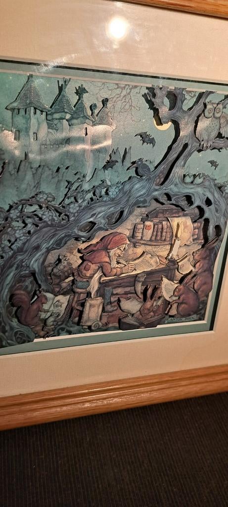 Anton Pieck 3D schilderij, Ophalen of Verzenden