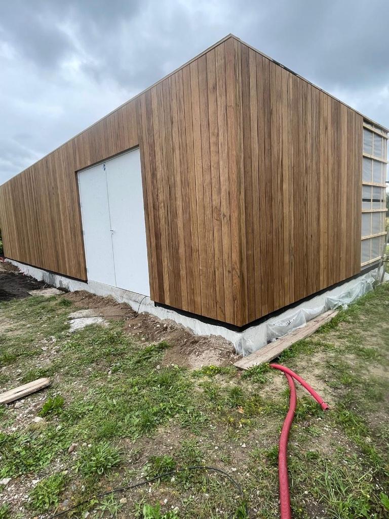 Container chalet frake ayous duurzaam tiny house eikenhout, Ophalen, Nieuw
