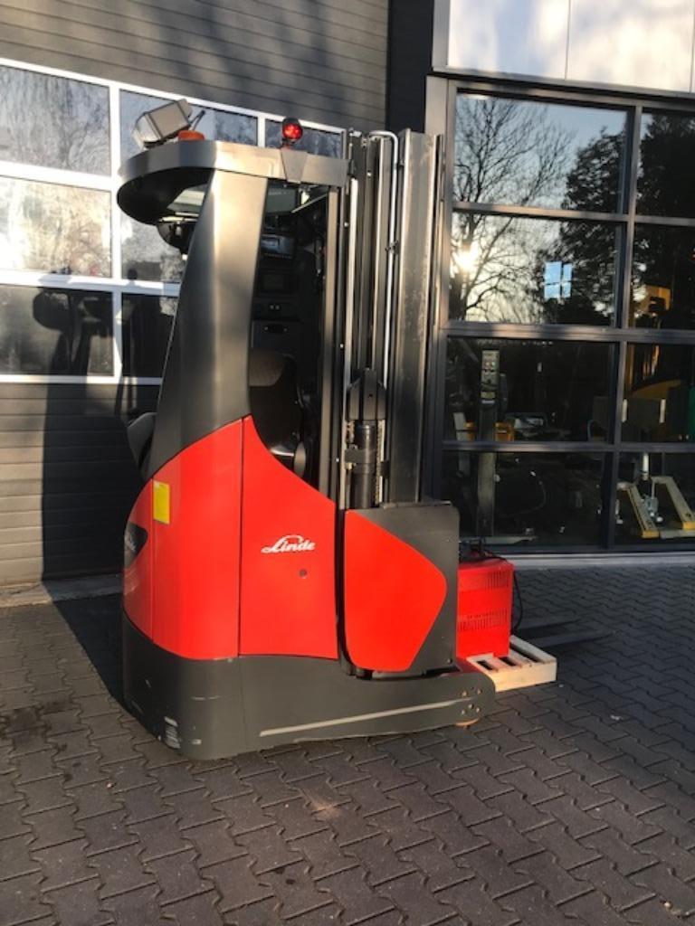 Linde R14X compacte reachtruck 2023/22 uur demomachine, Ophalen, 1000 tot 2000 kg, Elektrisch, Reachtruck