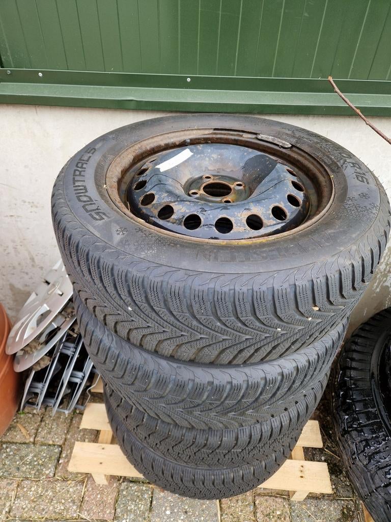 Winterbanden met stalen velgen, Ophalen, Gebruikt