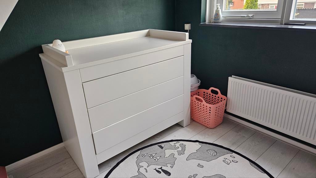 Kidsmill Alaska Commode Wit met Lades, Kinderen en Baby's, Kinderkamer | Commodes en Kasten, Zo goed als nieuw, Commode, 90 tot 105 cm