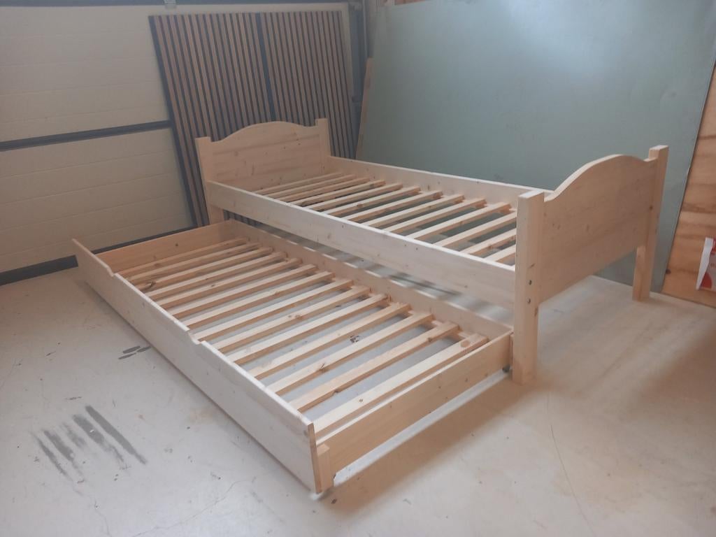 Bed Ans 80x200 + logeerbed 80x190, Ophalen, Nieuw, 70 tot 85 cm, Matras