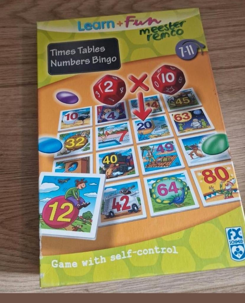 Tafels leren spel, Ophalen of Verzenden
