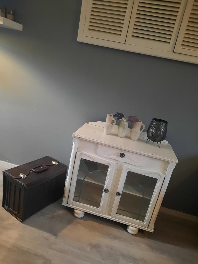 Vintage kast shabby chic project commode kastje, Ophalen, Gebruikt
